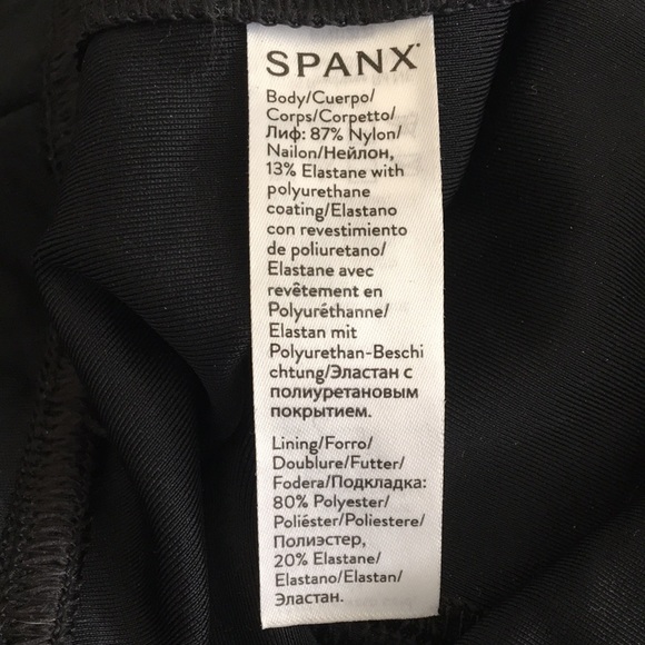 Spanx Faux Leather Leggings - Picture 7 of 8